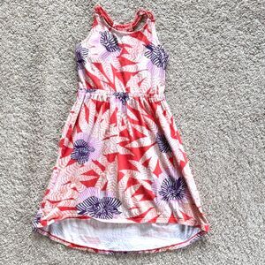 Gymboree Tropical Dress Kids Size 6 Red Purple Hibiscus Floral Summer Spring Toy